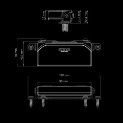 Unity ultra flat työvalo 22w